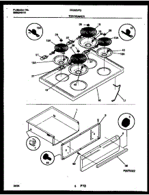 04 - Cooktop And Drawer Parts parts for Frigidaire Range CD302VP3W1 from AppliancePartsPros.com
