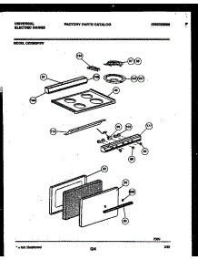 02 - Cooktop And Door Parts parts for Frigidaire Range CE206SP2W0 from AppliancePartsPros.com