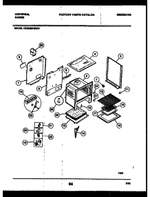 04 - Body Parts parts for Frigidaire Range CE302BP2D1 from AppliancePartsPros.com