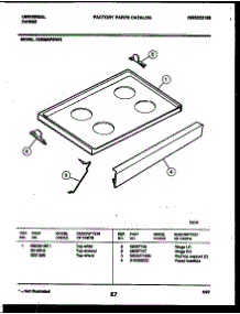 07 - Cooktop Parts parts for Frigidaire Range CE302BP2H1 from AppliancePartsPros.com