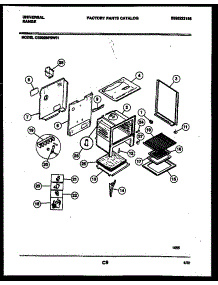 04 - Body Parts parts for Frigidaire Range CE302BP2W1 from AppliancePartsPros.com