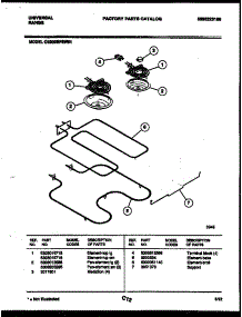 06 - Broiler Parts parts for Frigidaire Range CE302BP2W1 from AppliancePartsPros.com
