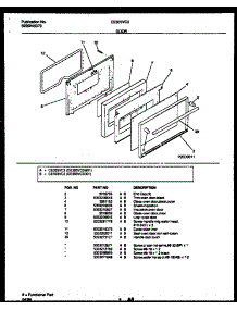 05 - Door Parts parts for Frigidaire Range CE303VC3W1 from AppliancePartsPros.com