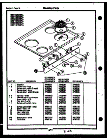 07 - Cooktop Parts parts for Frigidaire Range CEC2M4WSAA from AppliancePartsPros.com