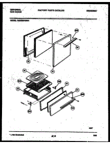 03 - Door And Broiler Parts parts for Frigidaire Range CG200SP2D1 from AppliancePartsPros.com
