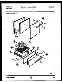 03 - Door And Broiler Drawer Parts parts for Frigidaire Range CG200SP2W1 from AppliancePartsPros.com