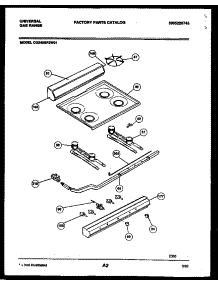 02 - Cooktop, Burner, Control Parts parts for Frigidaire Range CG240SP2D1 from AppliancePartsPros.com