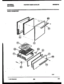 03 - Door And Broiler Parts parts for Frigidaire Range CG240SP2D1 from AppliancePartsPros.com