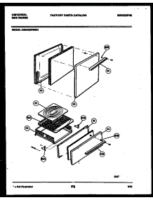03 - Door And Broiler Drawer Parts parts for Frigidaire Range CG240SP2W1 from AppliancePartsPros.com