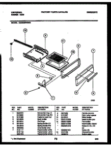 05 - Broiler Drawer Parts parts for Frigidaire Range CG300SP2D1 from AppliancePartsPros.com