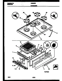 05 - Cooktop And Broiler Drawer Parts parts for Frigidaire Range CG300SP2D2 from AppliancePartsPros.com