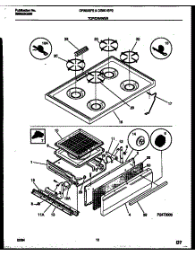 06 - Cooktop And Broiler Drawer Parts parts for Frigidaire Range CG300SP2D3 from AppliancePartsPros.com