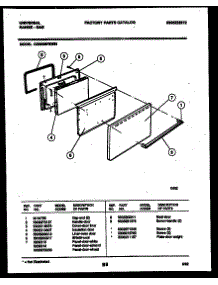 04 - Door Parts parts for Frigidaire Range CG300SP2W1 from AppliancePartsPros.com