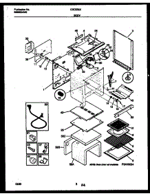 05 - Body Parts parts for Frigidaire Range CGC3S5DXG from AppliancePartsPros.com
