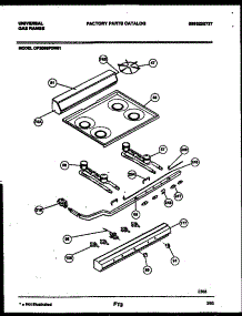 02 - Cooktop, Burner, Control Parts parts for Frigidaire Range CP200SP2D1 from AppliancePartsPros.com