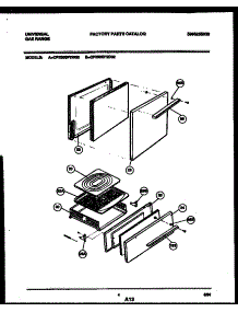 03 - Door And Broiler Drawer Parts parts for Frigidaire Range CP200SP2D2 from AppliancePartsPros.com