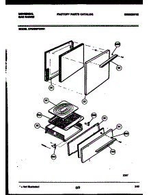 03 - Door And Broiler Parts parts for Frigidaire Range CP240SP2D1 from AppliancePartsPros.com