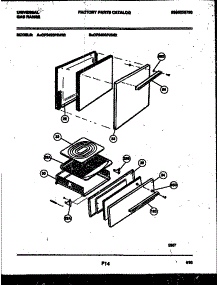03 - Door And Broiler Drawer Parts parts for Frigidaire Range CP240SP2D2 from AppliancePartsPros.com