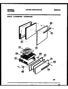 03 - Door And Broiler Drawer Parts parts for Frigidaire Range CP240SP2D3 from AppliancePartsPros.com