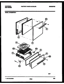 03 - Door And Broiler Drawer Parts parts for Frigidaire Range CP240SP2W1 from AppliancePartsPros.com