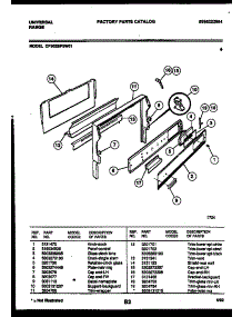 02 - Console And Control Parts parts for Frigidaire Range CP302BP2D1 from AppliancePartsPros.com