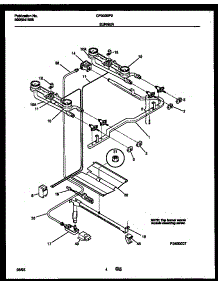 03 - Burner, Manifold And Gas Control parts for Frigidaire Range CP302BP2D2 from AppliancePartsPros.com