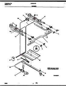 03 - Burner, Manifold And Gas Control parts for Frigidaire Range CP303VP2D3 from AppliancePartsPros.com