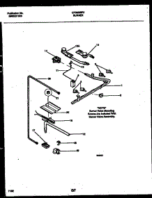 03 - Burner, Manifold And Gas Control parts for Frigidaire Range CP305WP2W1 from AppliancePartsPros.com