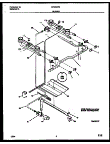 03 - Burner, Manifold And Gas Control parts for Frigidaire Range CP305WP2W2 from AppliancePartsPros.com