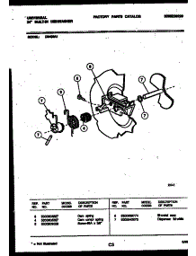 03 - Cam parts for Frigidaire Dishwasher DB400A1 from AppliancePartsPros.com