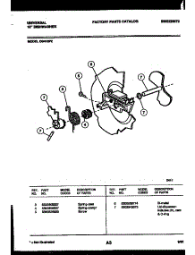 03 - Cam parts for Frigidaire Dishwasher DB418PW2 from AppliancePartsPros.com