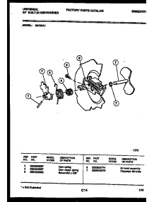 03 - Cam parts for Frigidaire Dishwasher DB700AW1 from AppliancePartsPros.com