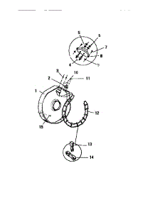 05 - Heater Housing parts for Frigidaire Dryer DE651EDD4 from AppliancePartsPros.com