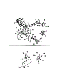 06 - Glow Bar Burner & Combustion Chambe parts for Frigidaire Dryer DEA500A1D from AppliancePartsPros.com