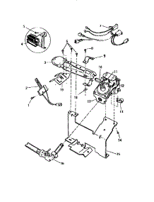 06 - Gas Valve Burner Assy., Sensor parts for Frigidaire Dryer DG700EXD5 from AppliancePartsPros.com