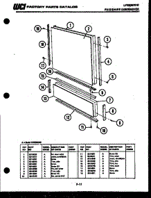 03 - Door Parts parts for Frigidaire Dishwasher DW3350DW2 from AppliancePartsPros.com