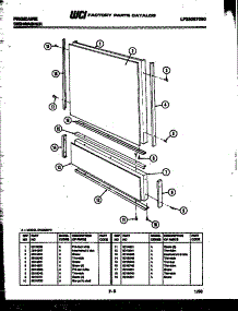 03 - Door Parts parts for Frigidaire Dishwasher DW3350DW3 from AppliancePartsPros.com