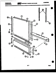 03 - Door Parts parts for Frigidaire Dishwasher DW5500FW1 from AppliancePartsPros.com