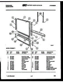 03 - Door Parts parts for Frigidaire Dishwasher DW6600FW1 from AppliancePartsPros.com