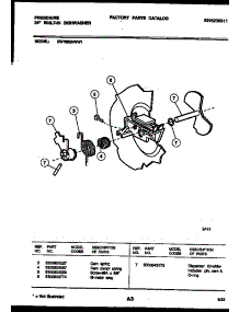 03 - Cam parts for Frigidaire Dishwasher DW7600AWW1 from AppliancePartsPros.com