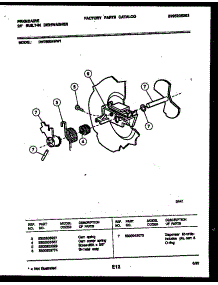 03 - Cam parts for Frigidaire Dishwasher DW7800AWW1 from AppliancePartsPros.com