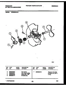 03 - Cam parts for Frigidaire Dishwasher DW8500AWW1 from AppliancePartsPros.com