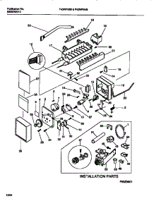 13 - Ice Maker parts for Frigidaire Refrigerator F45WP22BD0 from AppliancePartsPros.com