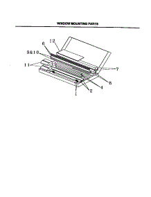 06 - Mounting Parts parts for Frigidaire Air Conditioner FAH126J2T1 from AppliancePartsPros.com