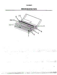 06 - Mounting Parts parts for Frigidaire Air Conditioner FAH12EJ2T1 from AppliancePartsPros.com