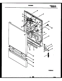 04 - Door Parts parts for Frigidaire Dishwasher FDB765RBS0 from AppliancePartsPros.com