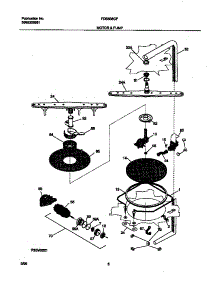 05 - Motor parts for Frigidaire Dishwasher FDB836GFS4 from AppliancePartsPros.com