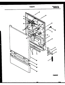 04 - Door Parts parts for Frigidaire Dishwasher FDB884RBS0 from AppliancePartsPros.com