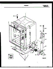 05 - Tub And Frame Parts parts for Frigidaire Dishwasher FDB884RBS0 from AppliancePartsPros.com