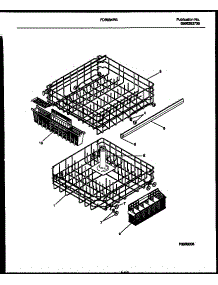 08 - Racks And Trays parts for Frigidaire Dishwasher FDB884RBS0 from AppliancePartsPros.com